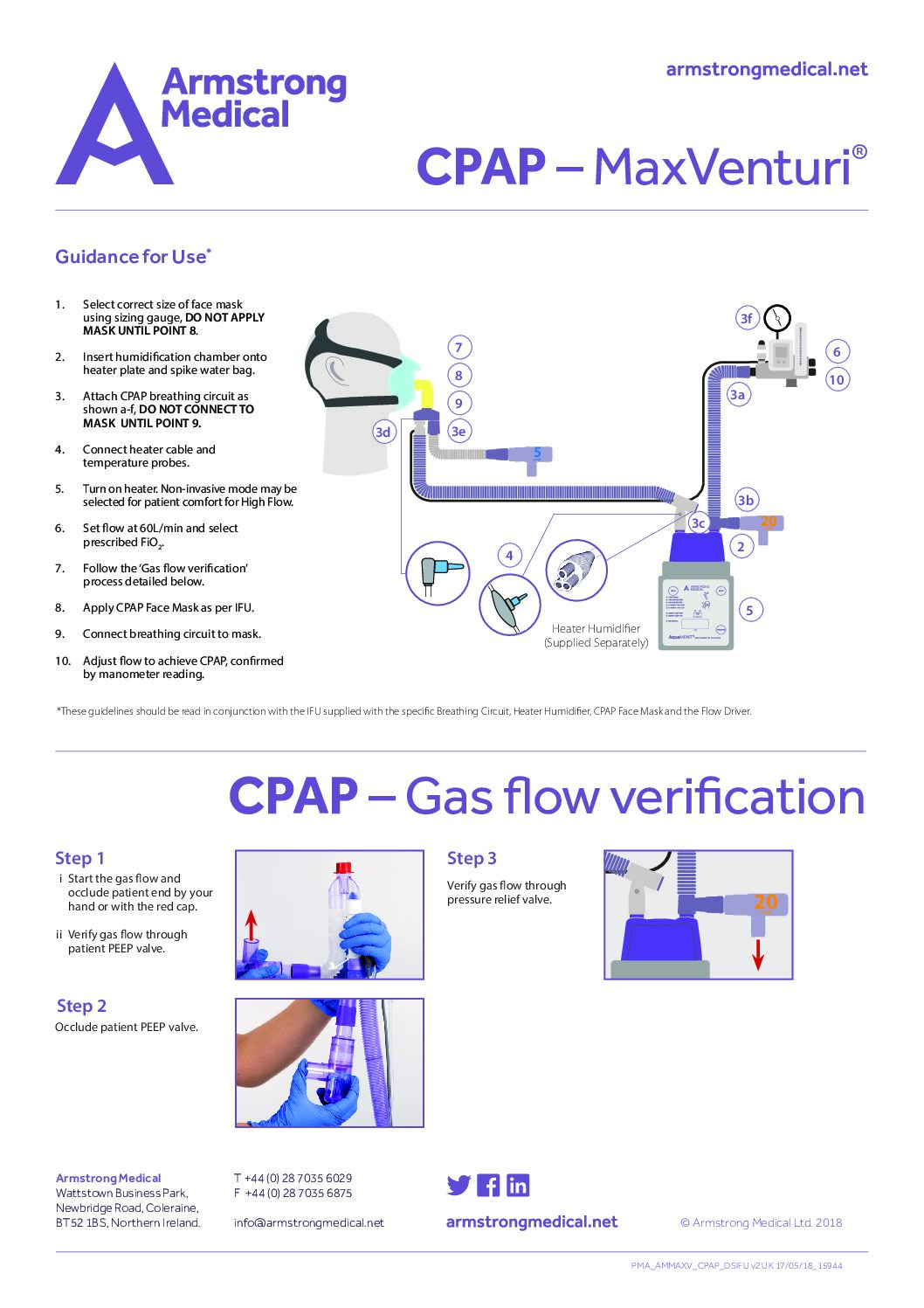 AM CPAP MaxVenturi A4 1pp IFU English 15944 v6 pdf Eakin Healthcare