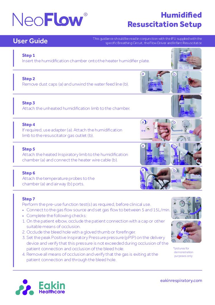 Humidified Resuscitation User Guide V2 pdf Eakin Healthcare