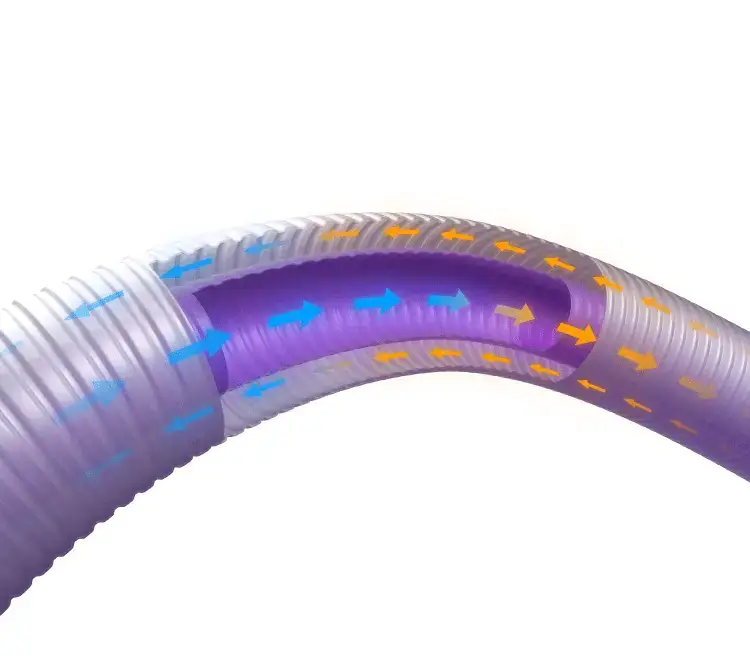 3D rendering of a expiratory limb