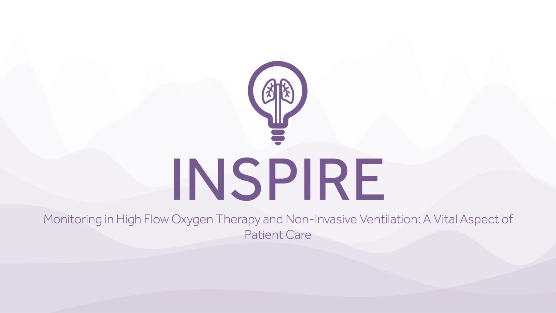 Inspire blog identity with the headline Monitoring in High Flow Oxygen Therapy and Non-Invasive Ventilation: A Vital Aspect of Patient Care