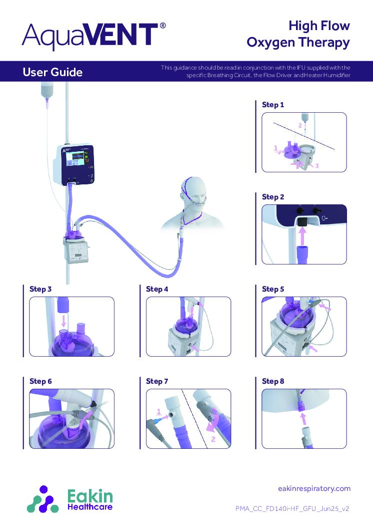 High Flow Oxygen Therapy User Guide V2 pdf Eakin Healthcare
