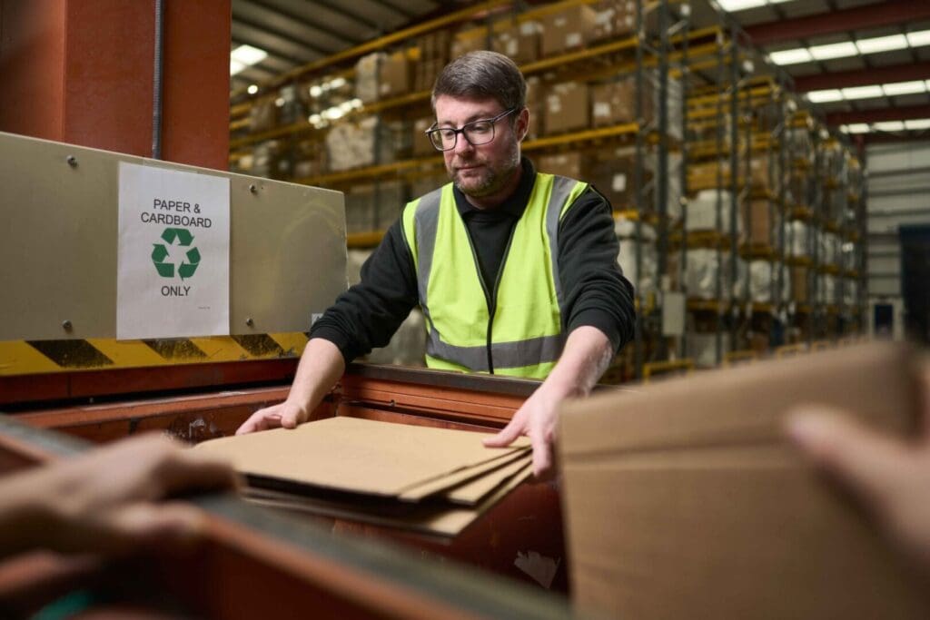 Cardboard Baling DSC3356 2 Eakin Healthcare