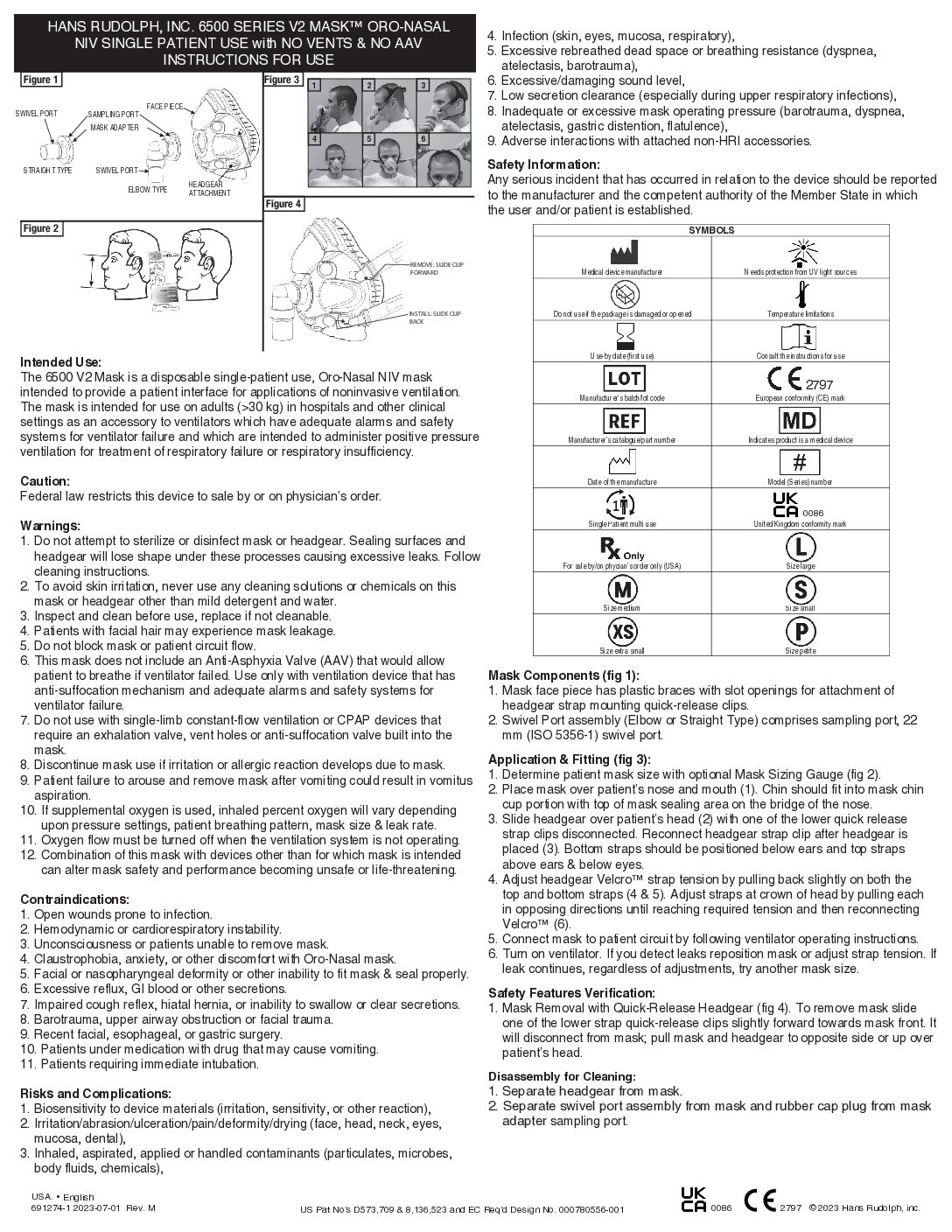 691274 M 2023 07 01 6500 IFU Green Single Use pdf Eakin Healthcare