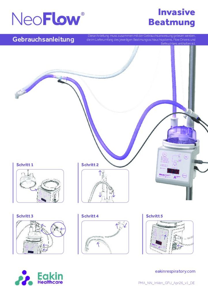 Invasive Ventilation User Guide V1 German pdf Eakin Healthcare