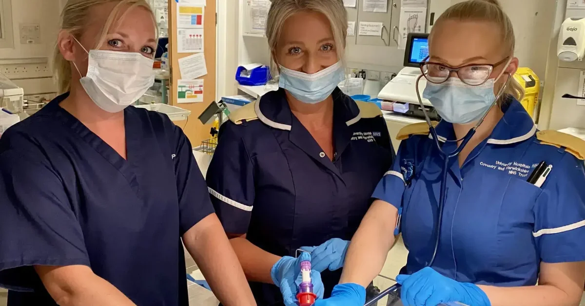 Training nurses to use Armstrong Medical devices for respiratory care